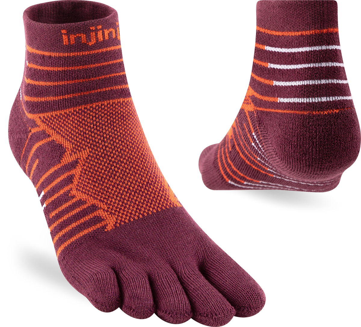 Injinji Ultra Run Mini Crew - Mahogany
