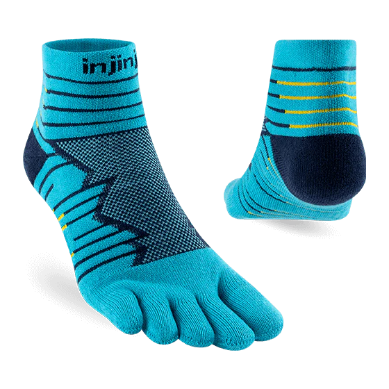 Injinji Ultra Run Mini Crew - Pacific Blue