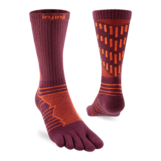 Injinji Ultra Run Crew - Mahogany