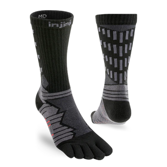 Injinji Ultra Run Crew - Obsidian