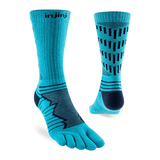 Injinji Ultra Run Crew - Pacific Blue