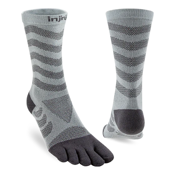 Injinji Womens Ultra Run Crew - Slate