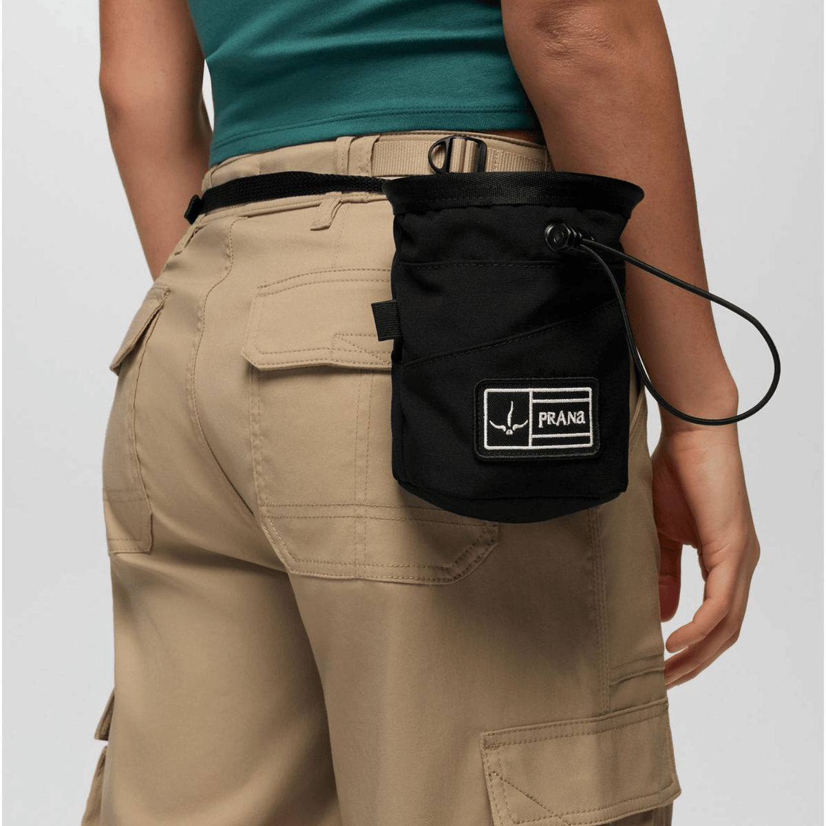 Prana Canvas Chalk Bag - Solid Black
