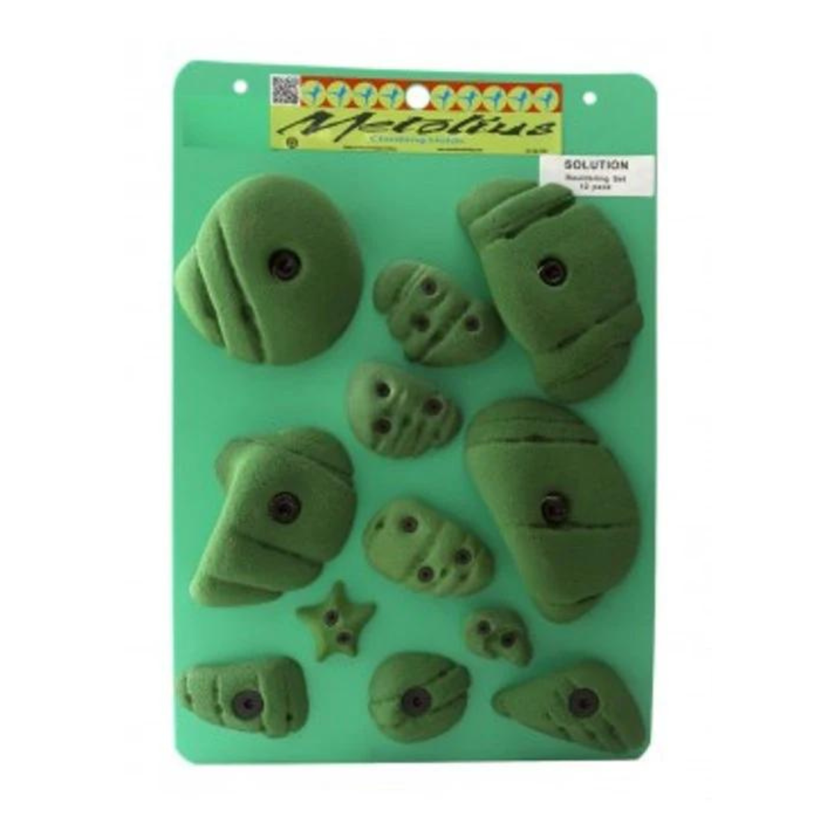 Metolius Solutions Climbing Holds Bundle (Green)