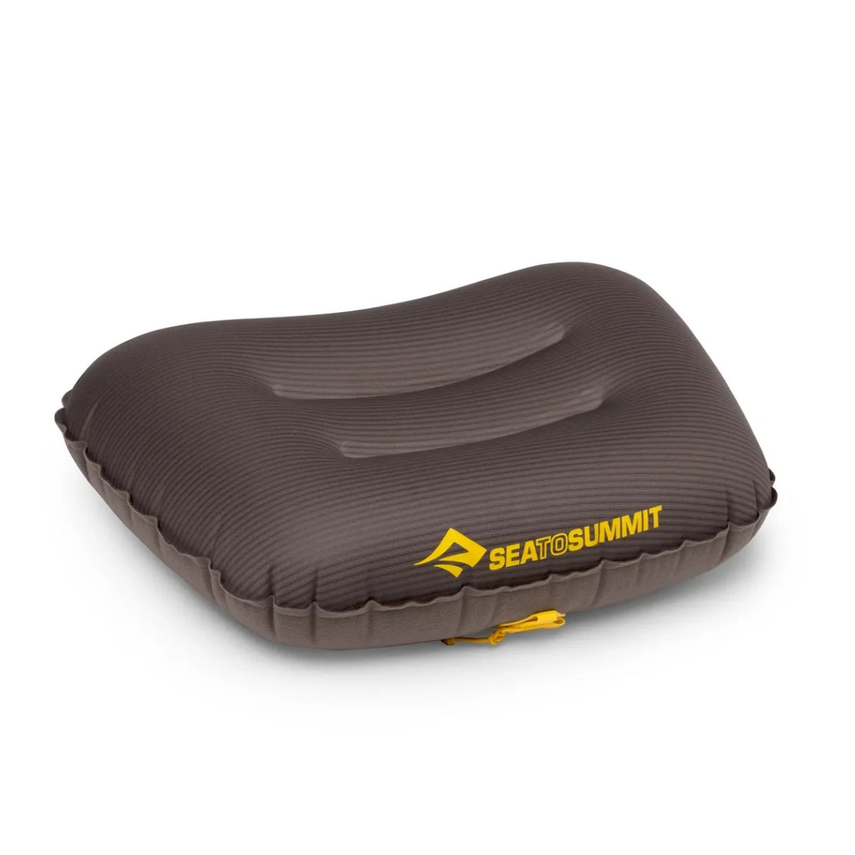Inflatable camping pillow with Sea to Summit logo on a white background