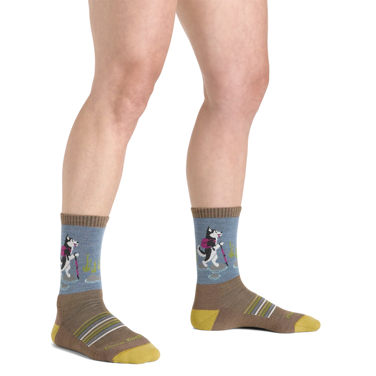 Darn Tough Womens Critter Club Micro Crew Lightweight Hiking Sock