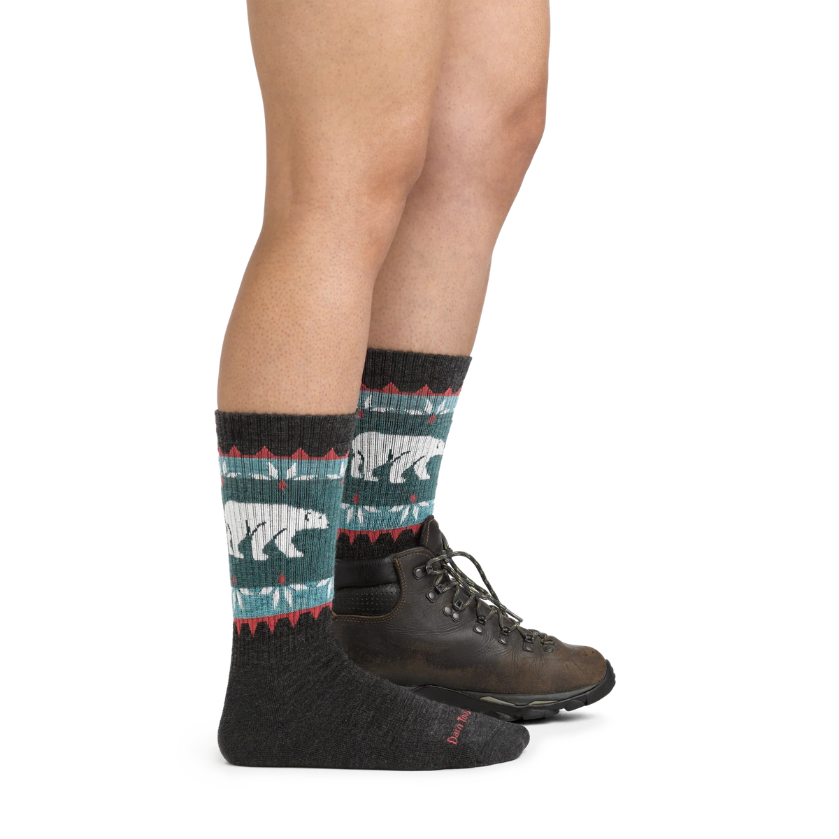 Darn Tough Womens Vanna Grizzle Hiker Boot Sock Midweight Cushion