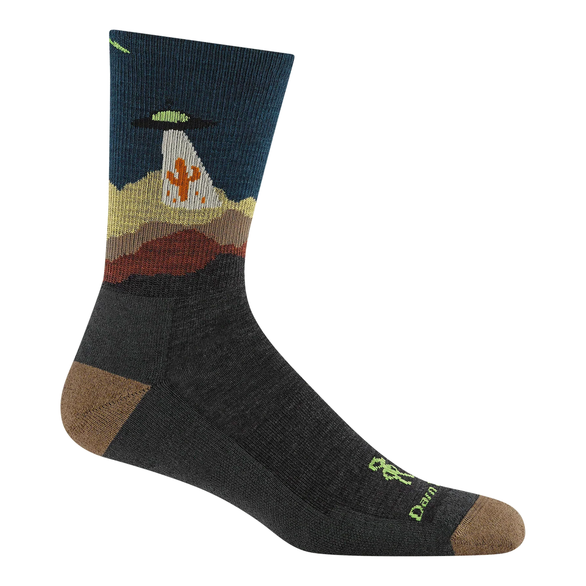 Darn Tough Mens Spaced Out Micro Crew Lightweight Hiking Sock