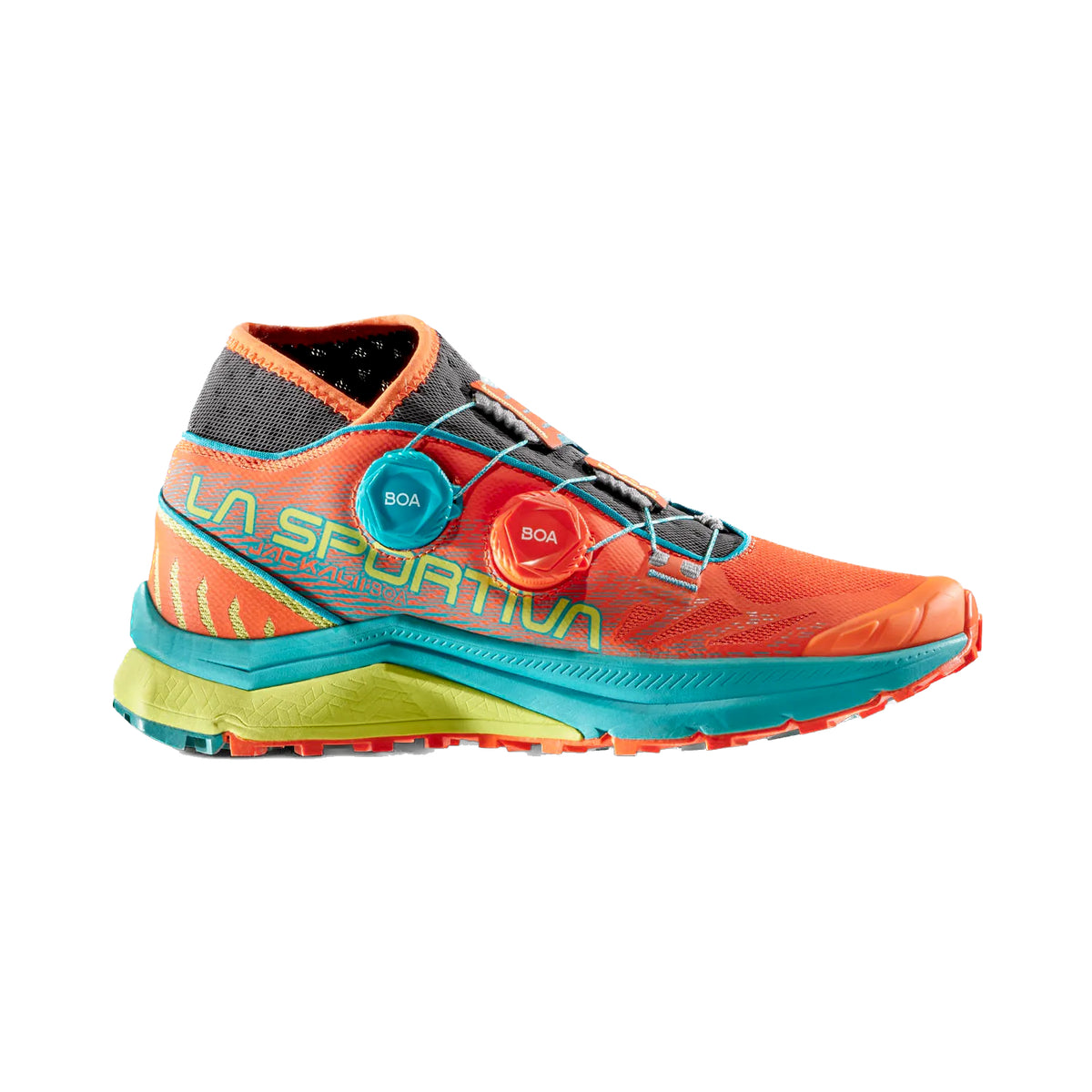 La Sportiva Jackal II Boa Womens (Cherry Tomato/Lagoon) EU 38 - SAMPLE