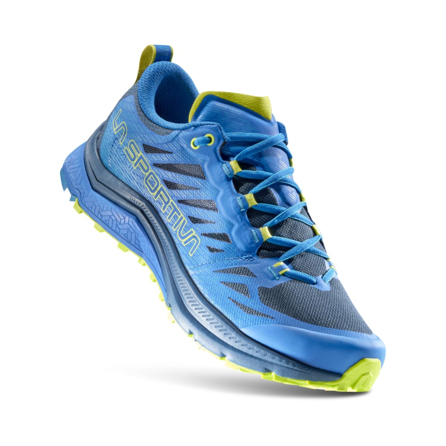 La Sportiva Jackal II black yellow running shoes 