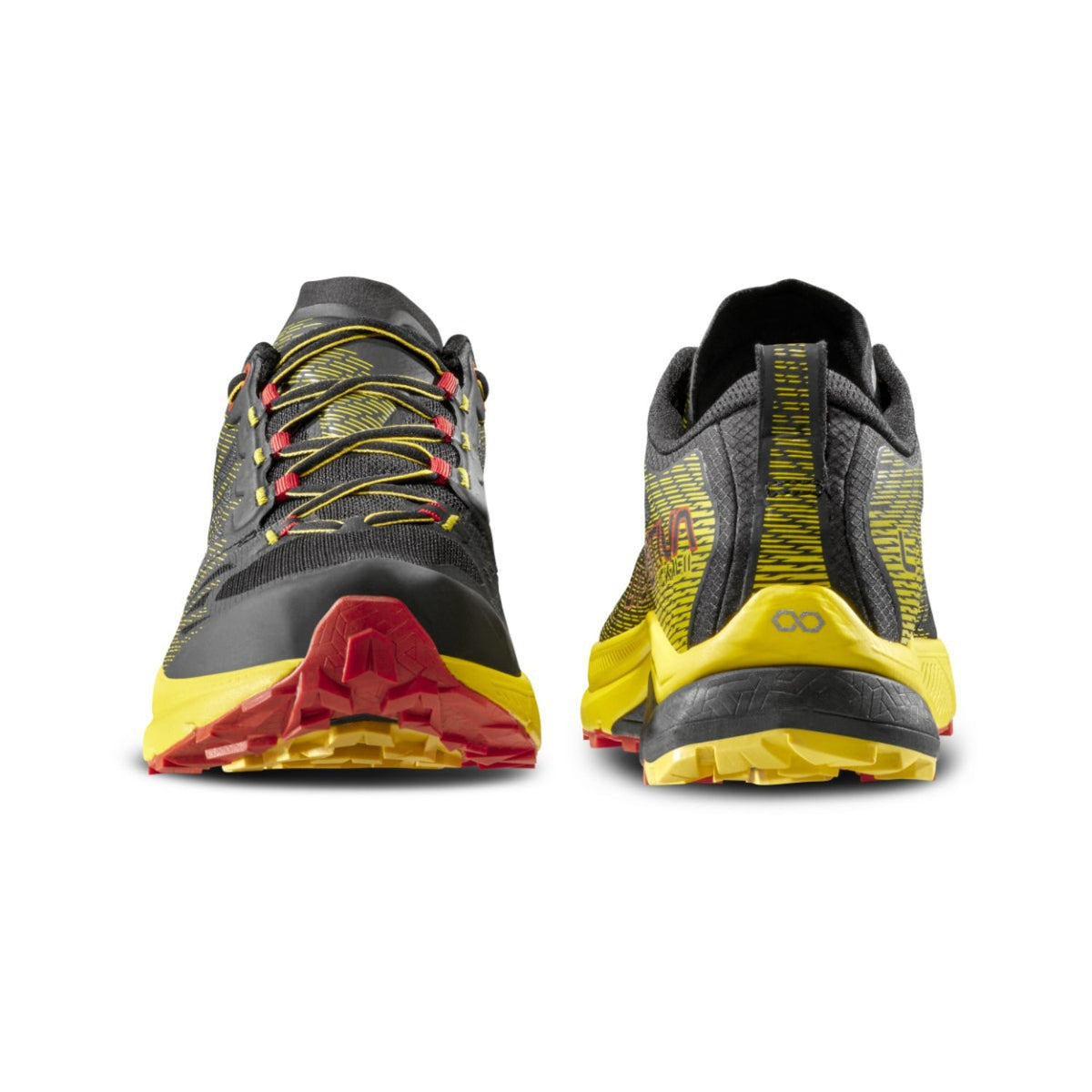 La Sportiva Jackal II black yellow running shoes 