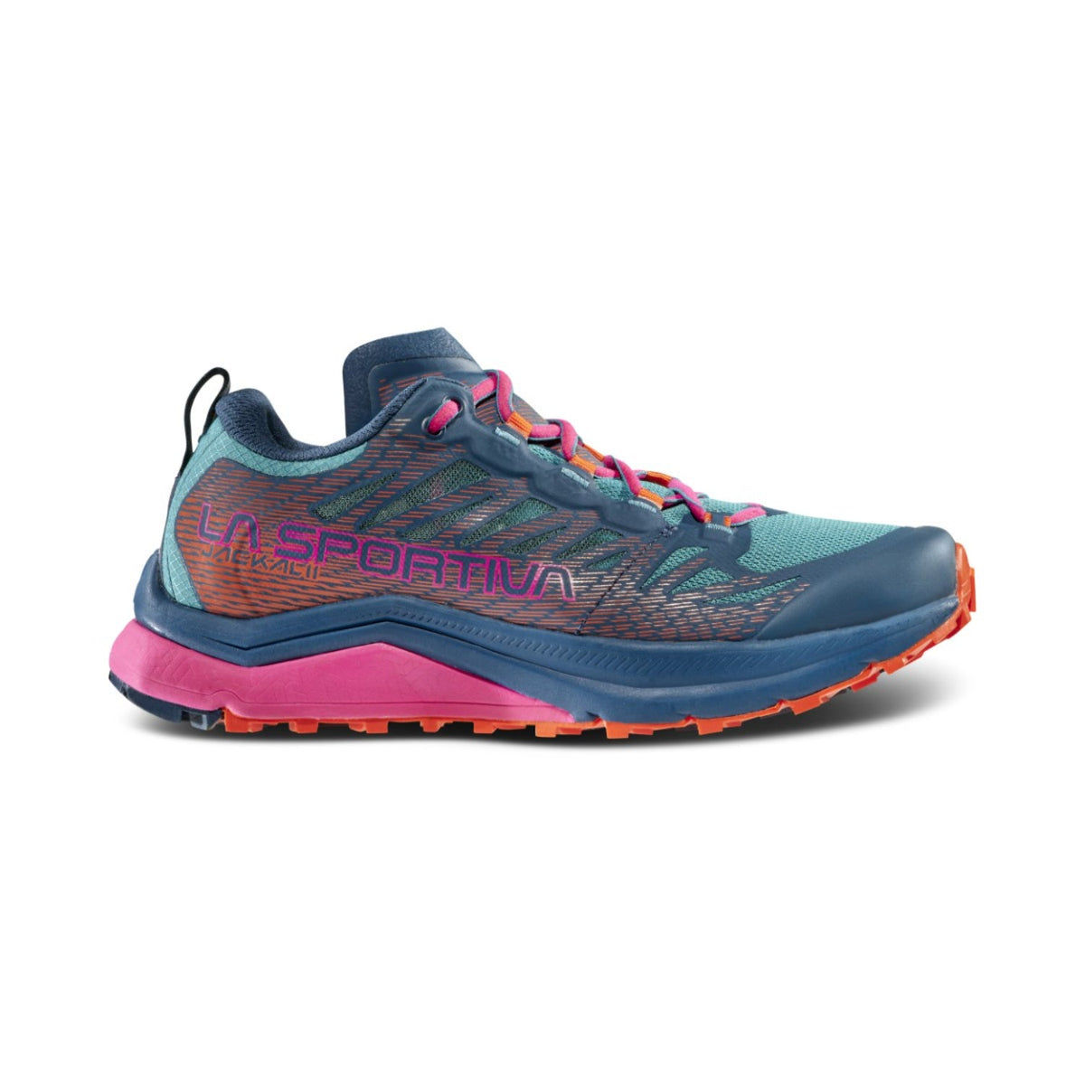La Sportiva Jackal II Womens running shoes in blue lagoon