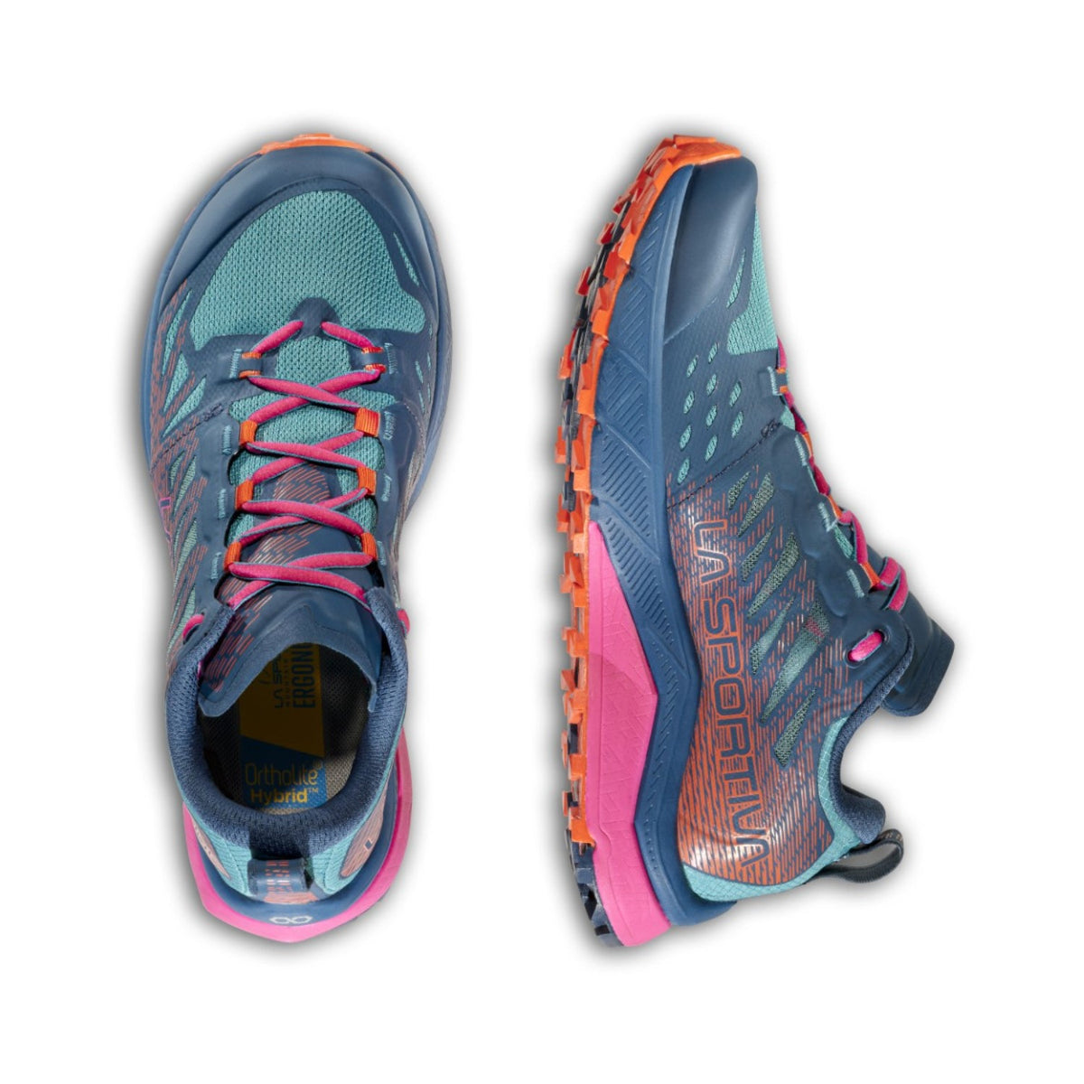 La Sportiva Jackal II Womens running shoes in blue lagoon