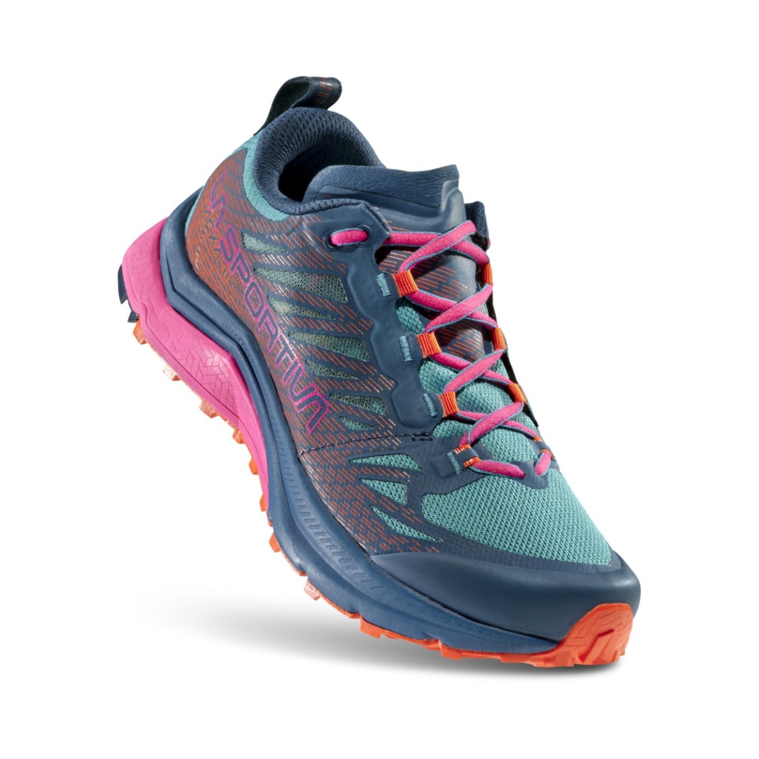 La Sportiva Jackal II Womens running shoes in blue lagoon