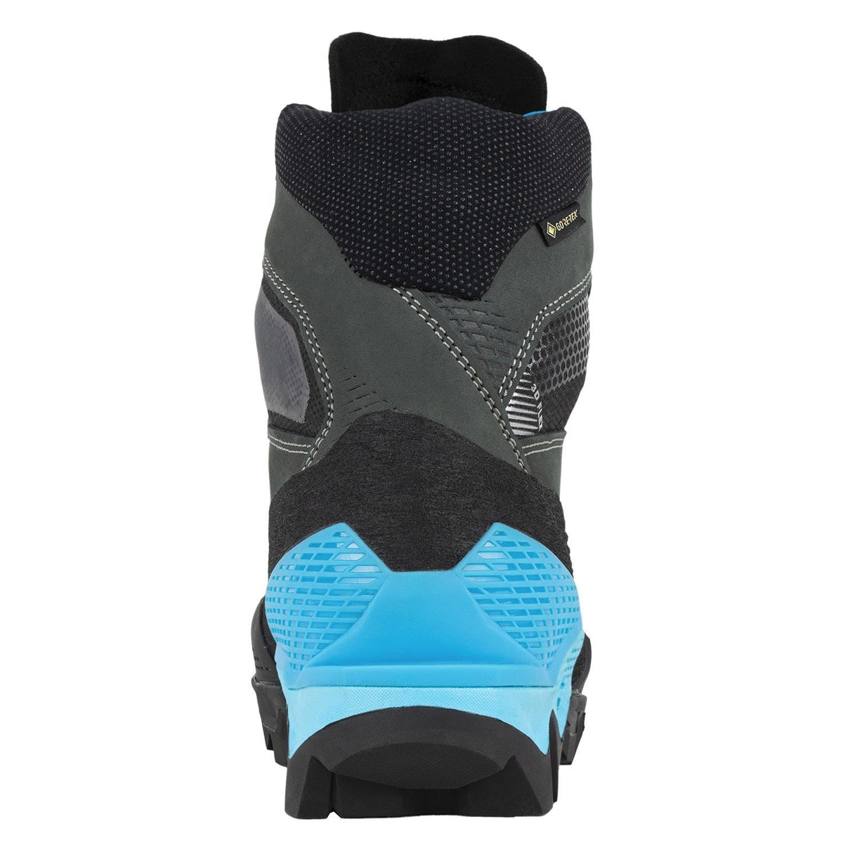 La Sportiva Aequilibrium LT GTX Womens black hibiscus from rear heel view