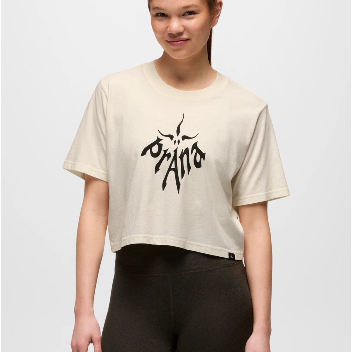 Prana Heritage Graphic Crop T-Shirt - Canvas