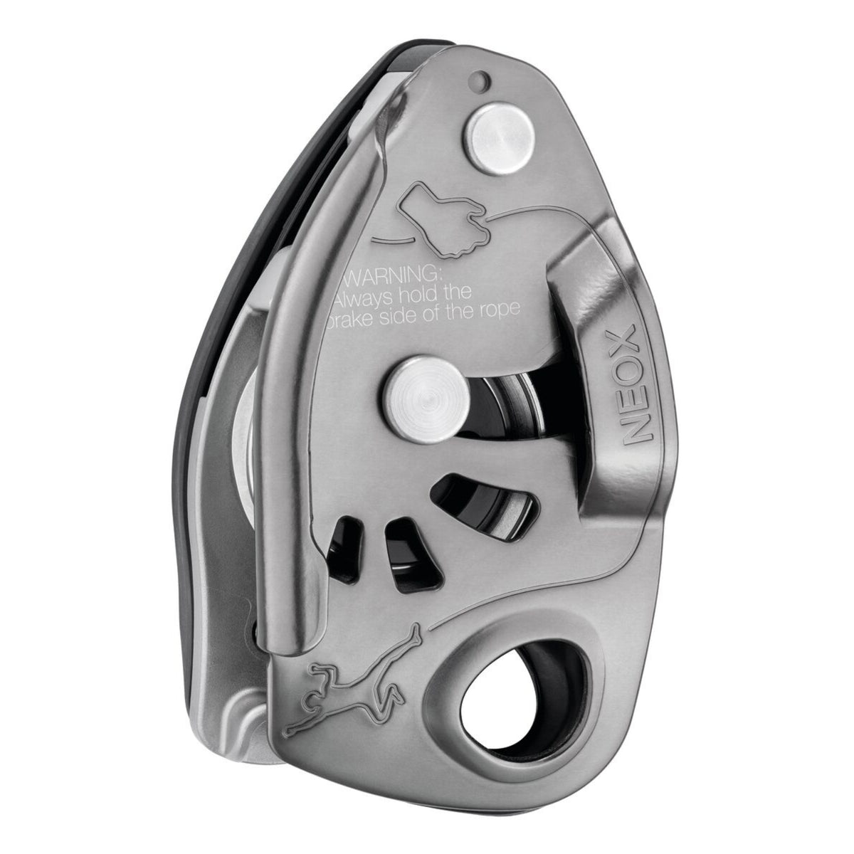 Petzl Neox grey assisted belay device