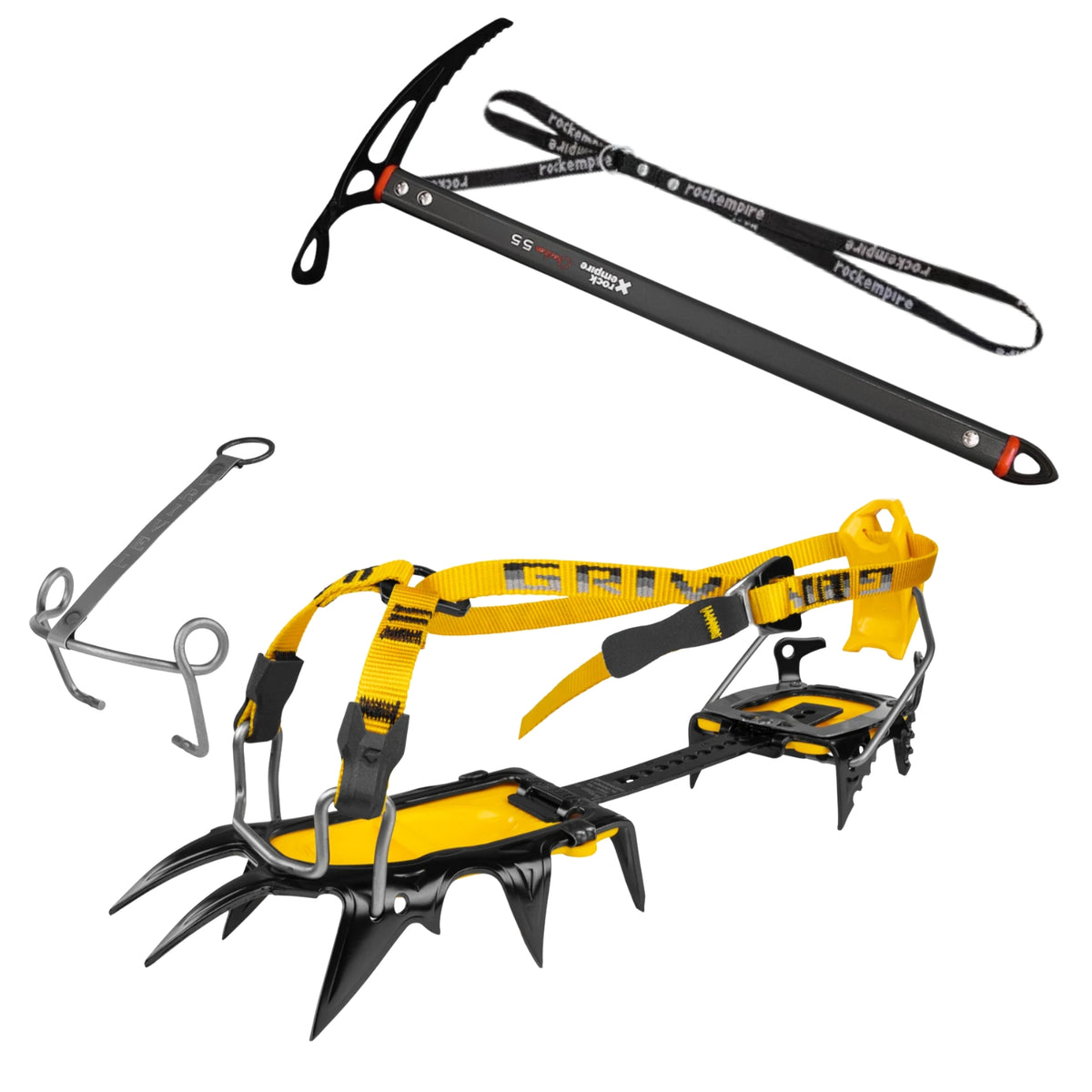 Grivel G12 EVO Crampons & Ice Axe Deal Bundle