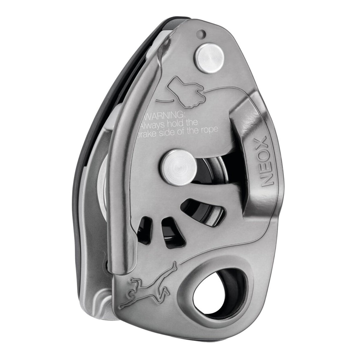 Petzl Neox grey assisted belay device