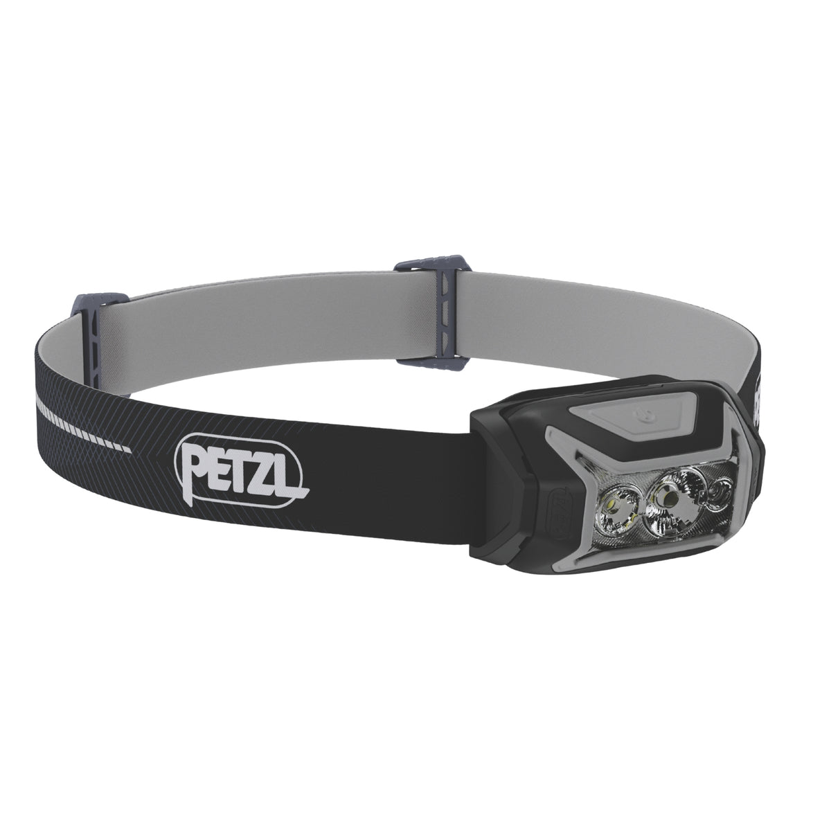 Petzl headlamp on a white background