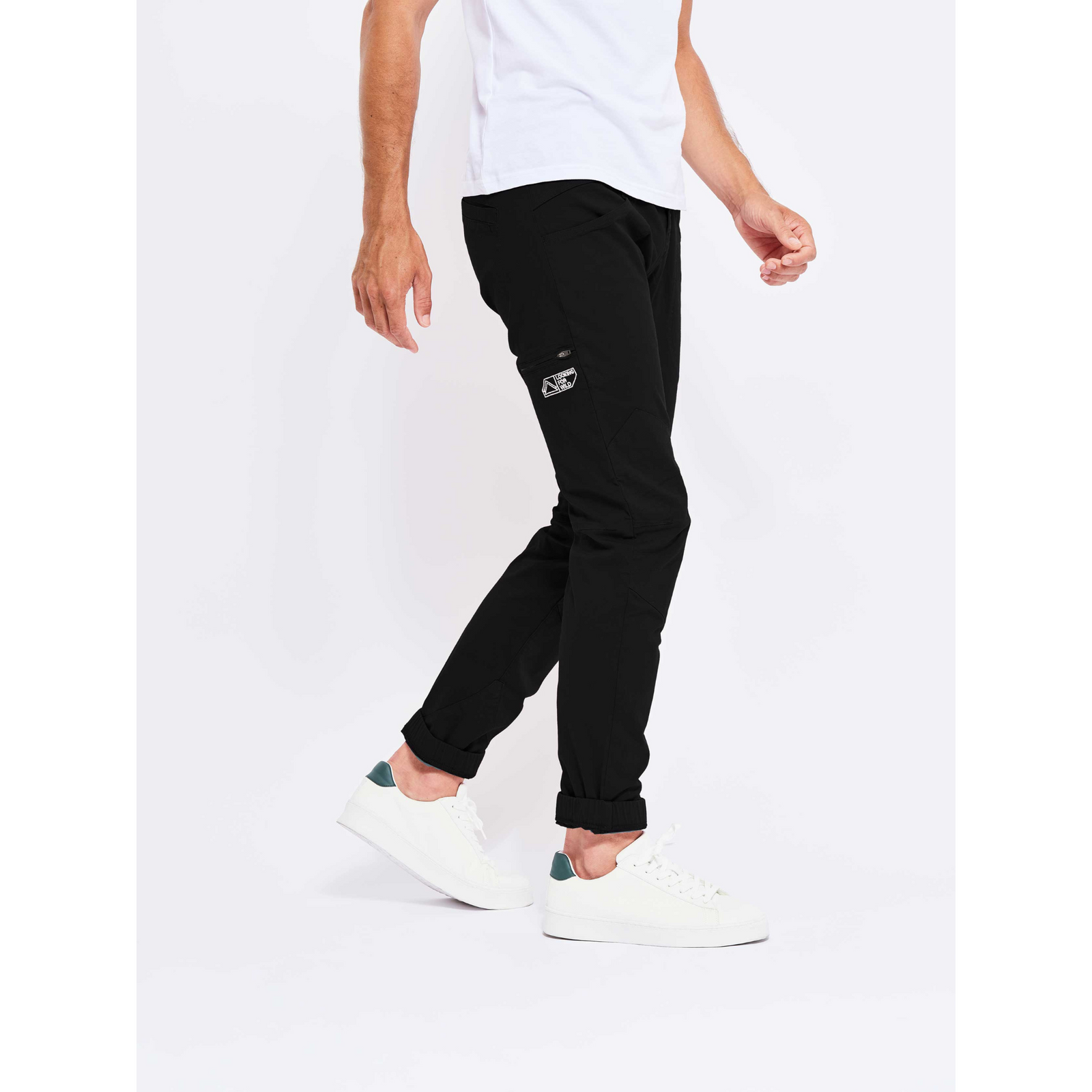 Looking For Wild Fitz Roy Pant - Mens in pirate black colour