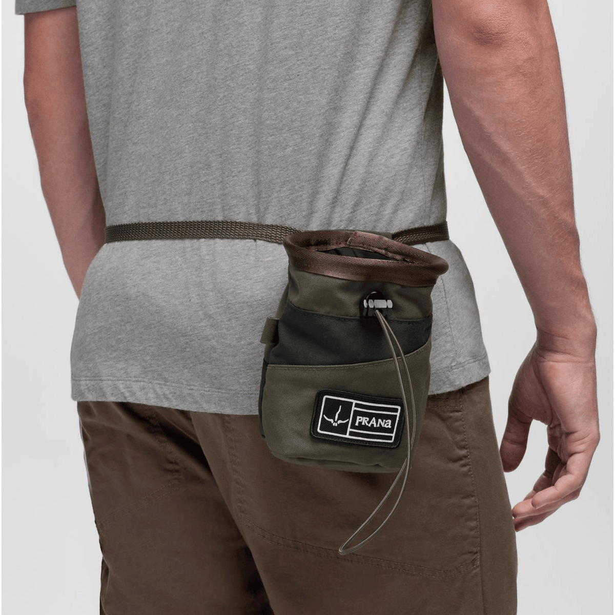 Prana Canvas Chalk Bag - Cargo Green Colourblock