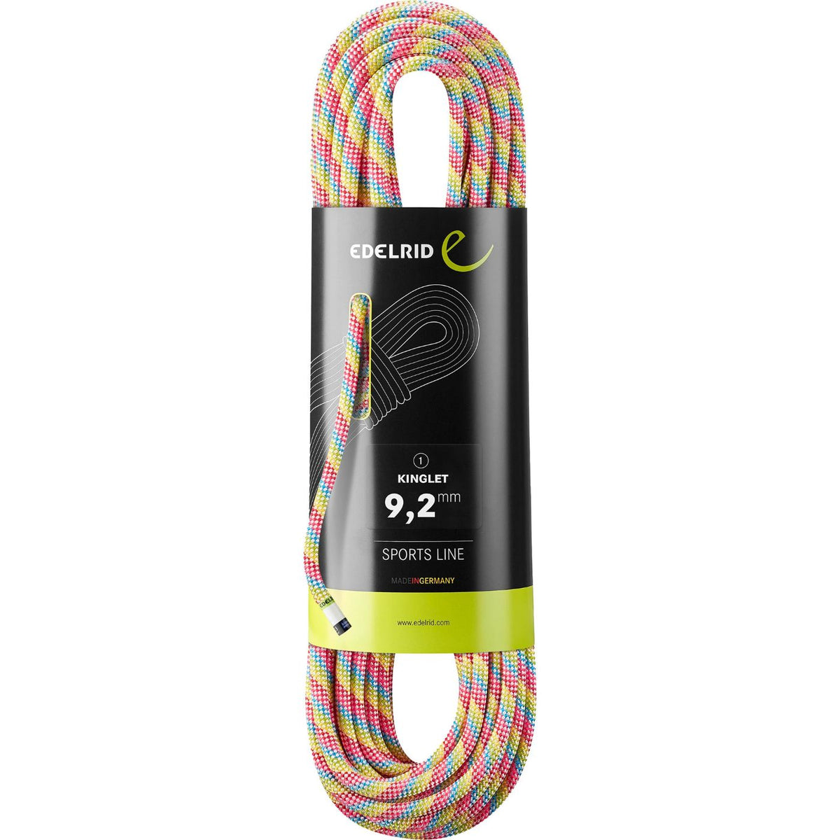Edelrid Kinglet 9.2mm x 60m rope in snow