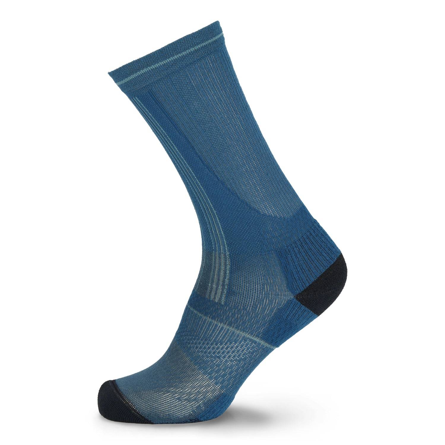 Lorpen Pro Trek Coolmax Light Crew Sock in granite on a white background