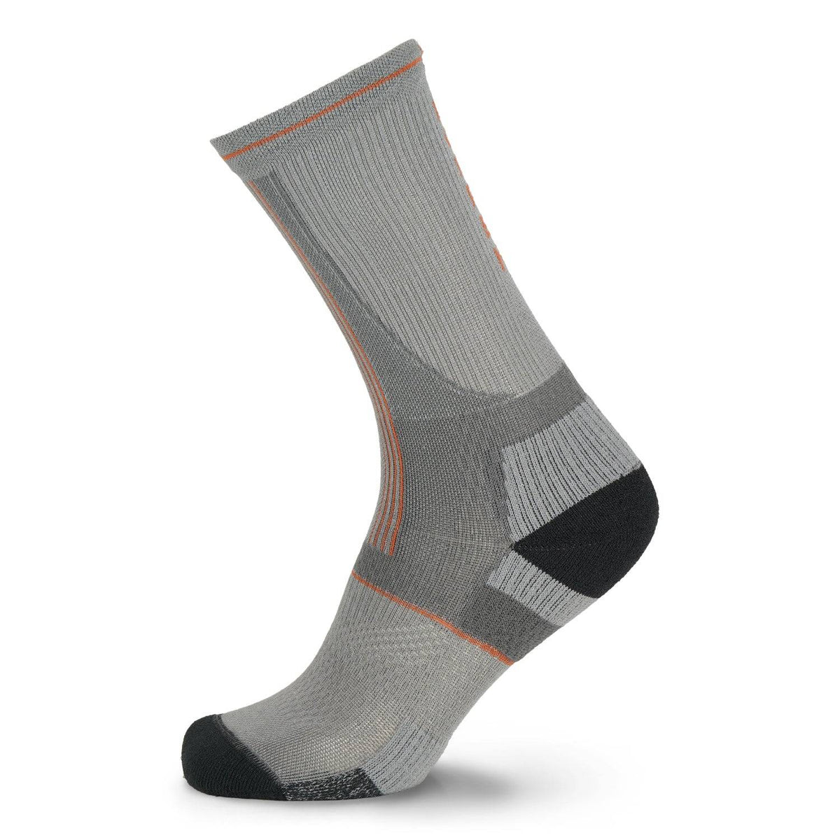 Lorpen Pro Trek Coolmax Light Crew Sock in granite on a white background