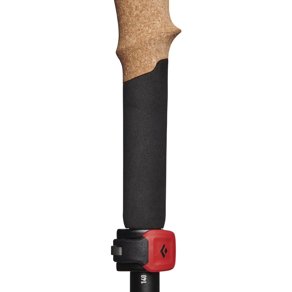 Black Diamond Pursuit FLZ Trekking Poles in black-octane