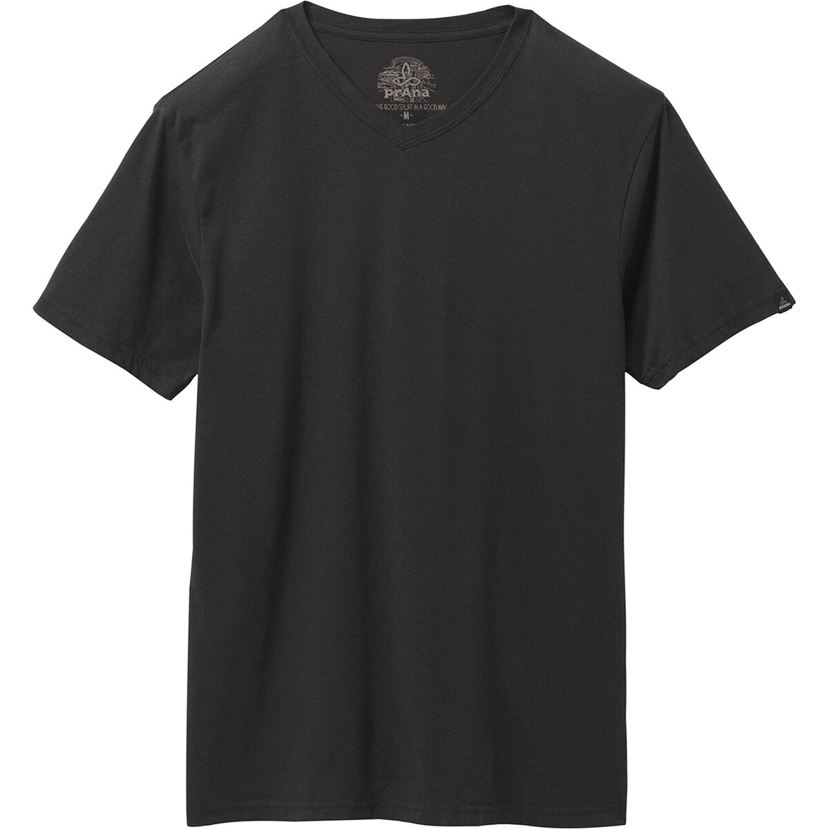 Prana V-NECK T-SHIRT - Mens S - Black