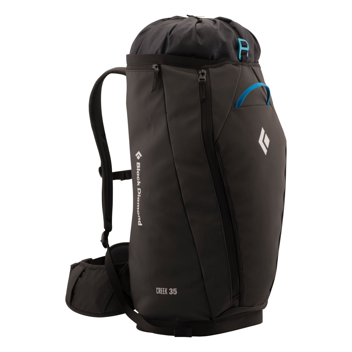 Black Diamond Creek 35, black, front view