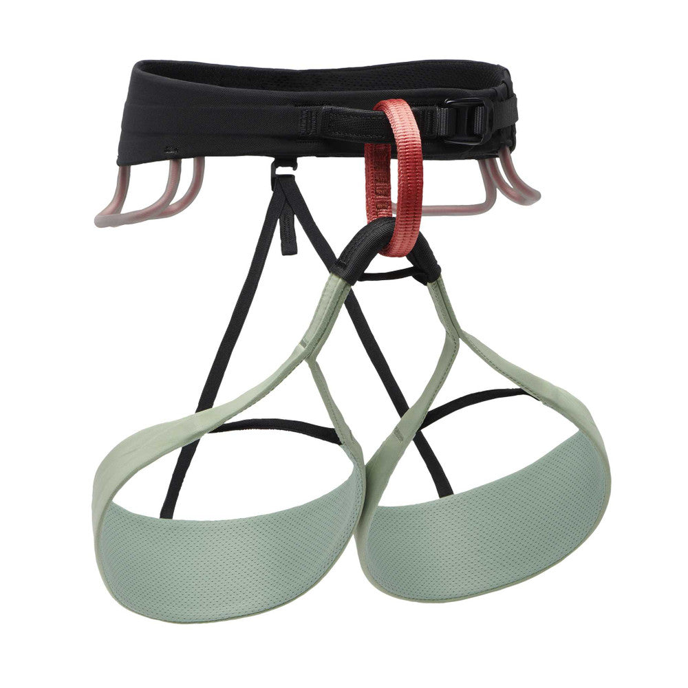 Black Diamond WOMEN'S SOLUTION HARNESS in sage green