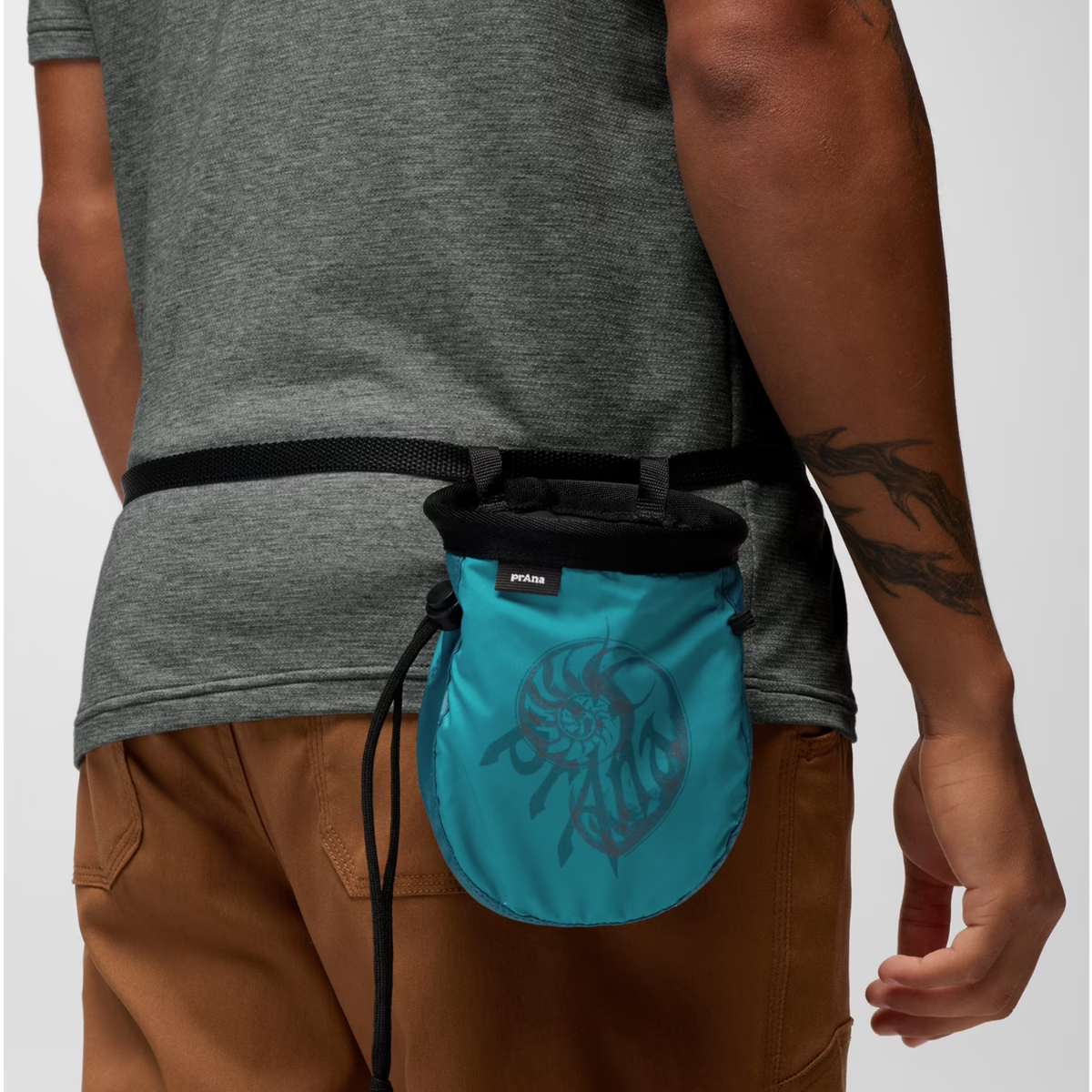 Prana Graphic Chalk Bag - Tidal Nautilus