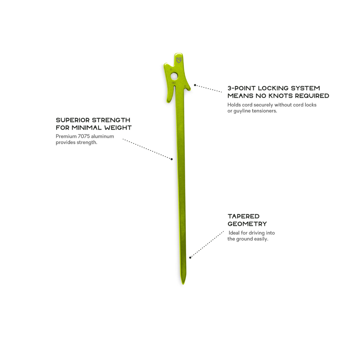 Nemo Airpin Ultralight Tent Stakes - 4 Pack