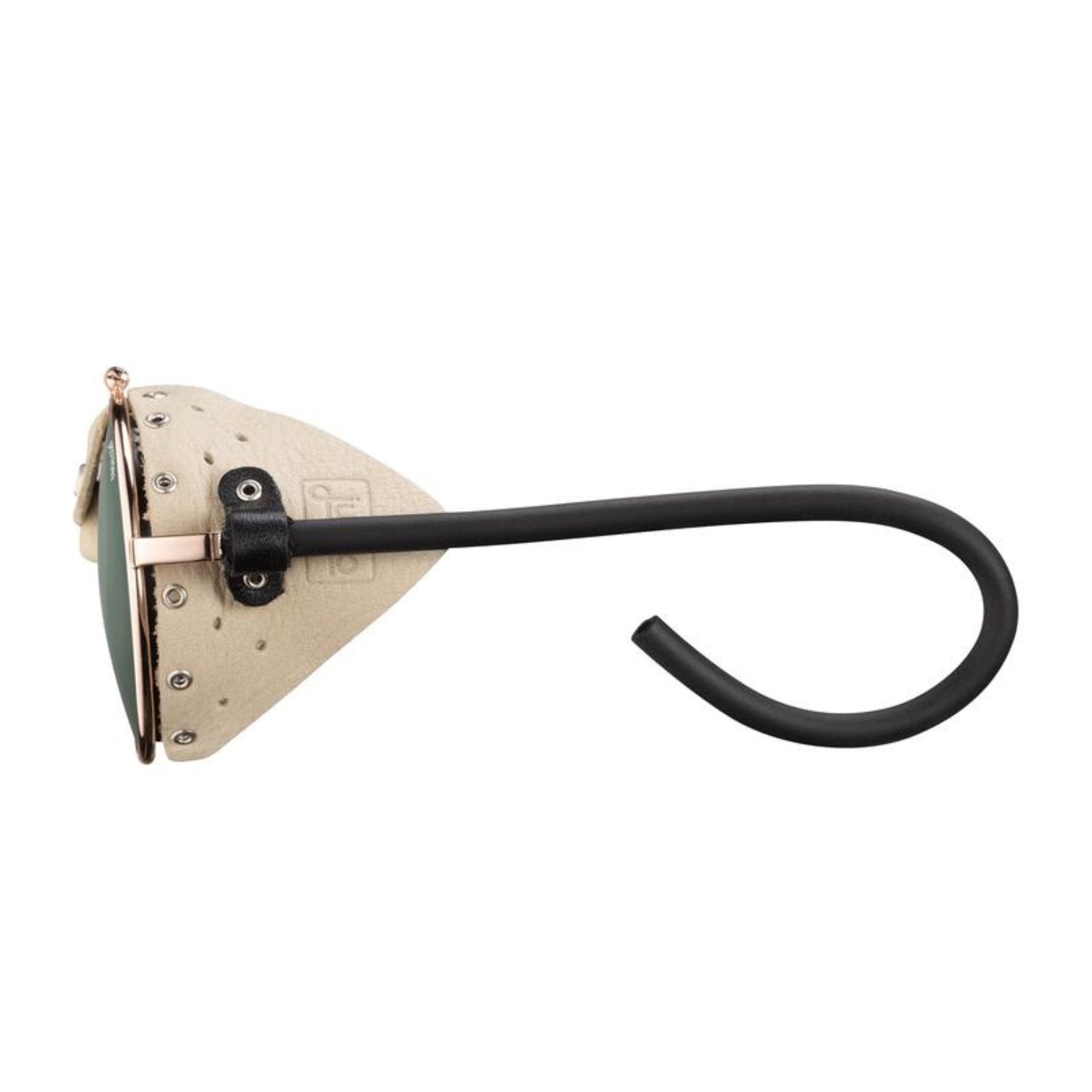 Sunglasses with a unique design on a white background