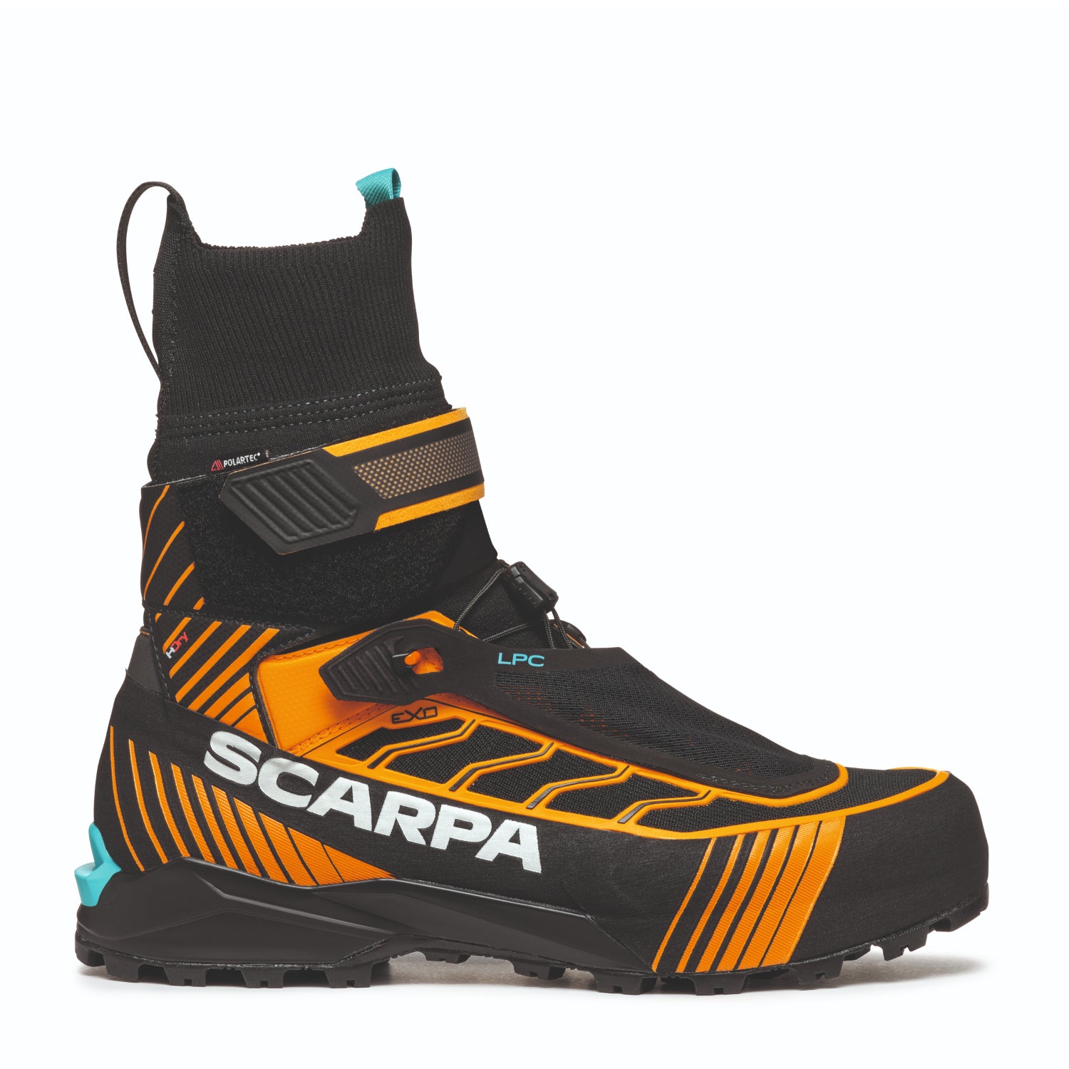 Scarpa Ribelle Tech 3 HD mens mountain boots in orange and black 