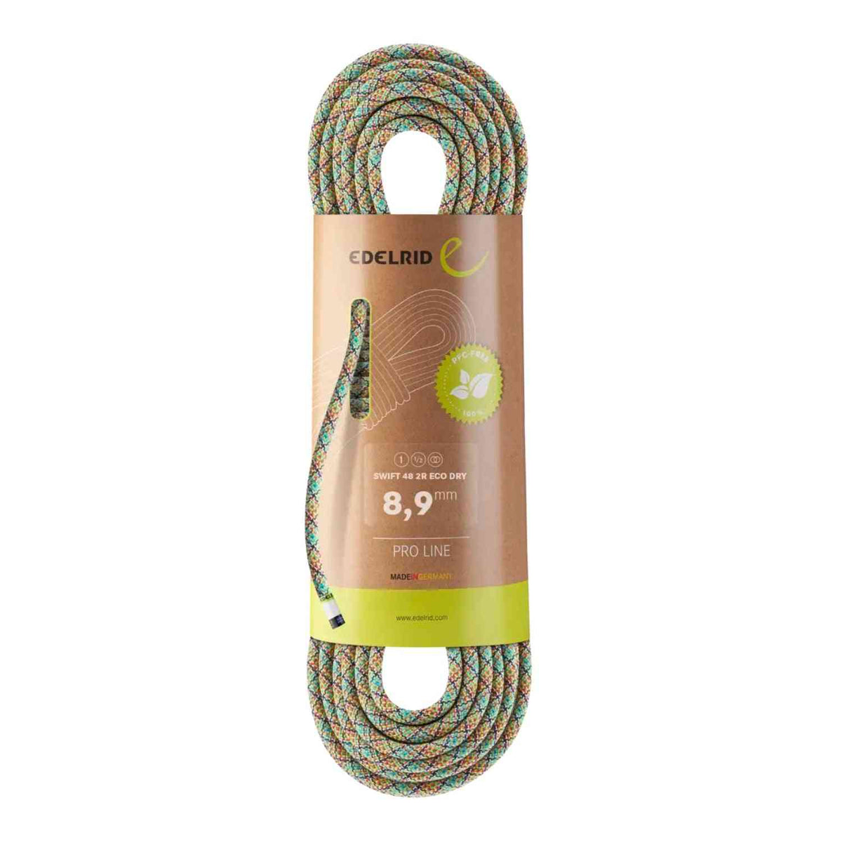Edelrid Swift 48 2R Eco Dry 8.9mm climbing rope