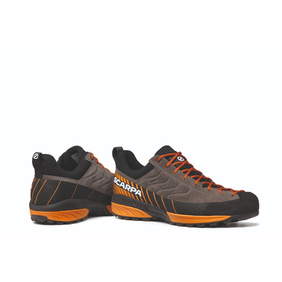 Scarpa Mescalito titanium/mango side view