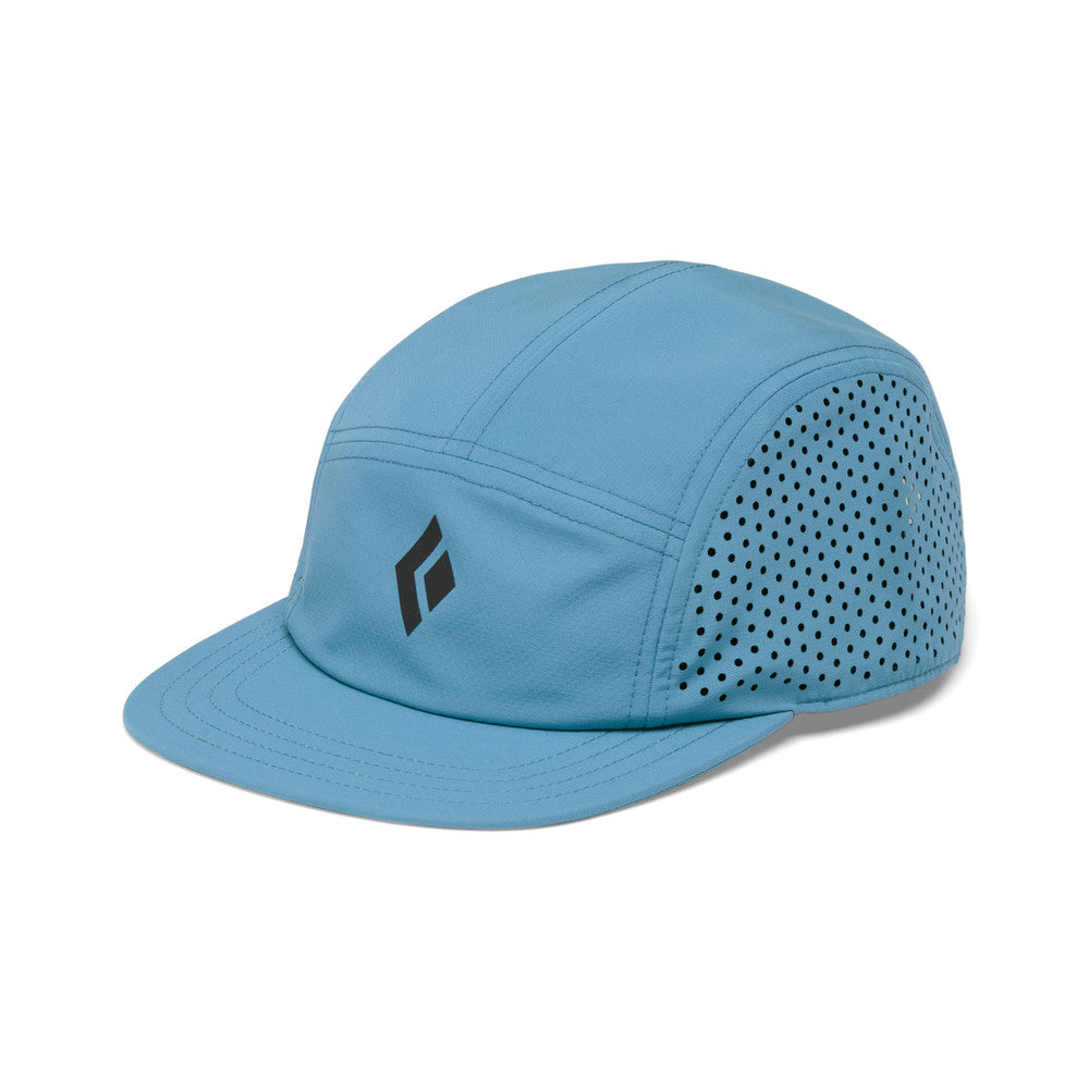 Black Diamond 5-Panel Synthetic Cap in creek blue colour with black logo