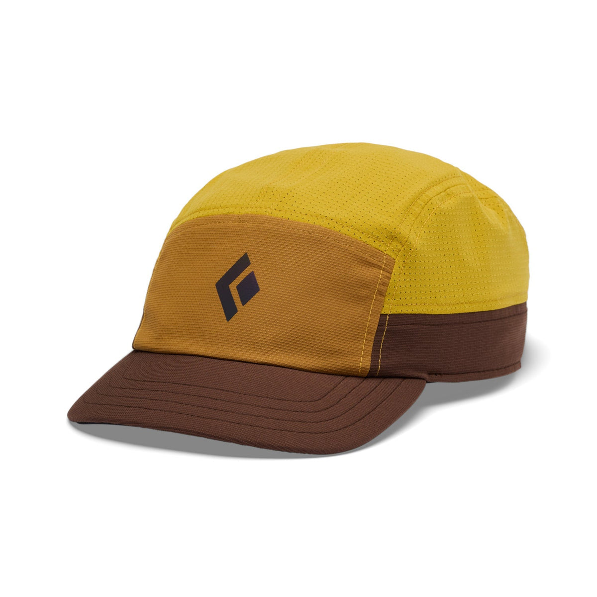 Black Diamond Distance Hat in Basalt-Amber panel colours