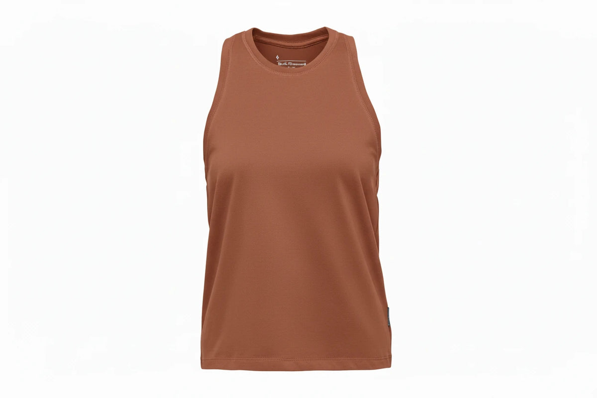 Black Diamond W Project Muscle Tank - Size Small - Moab Brown