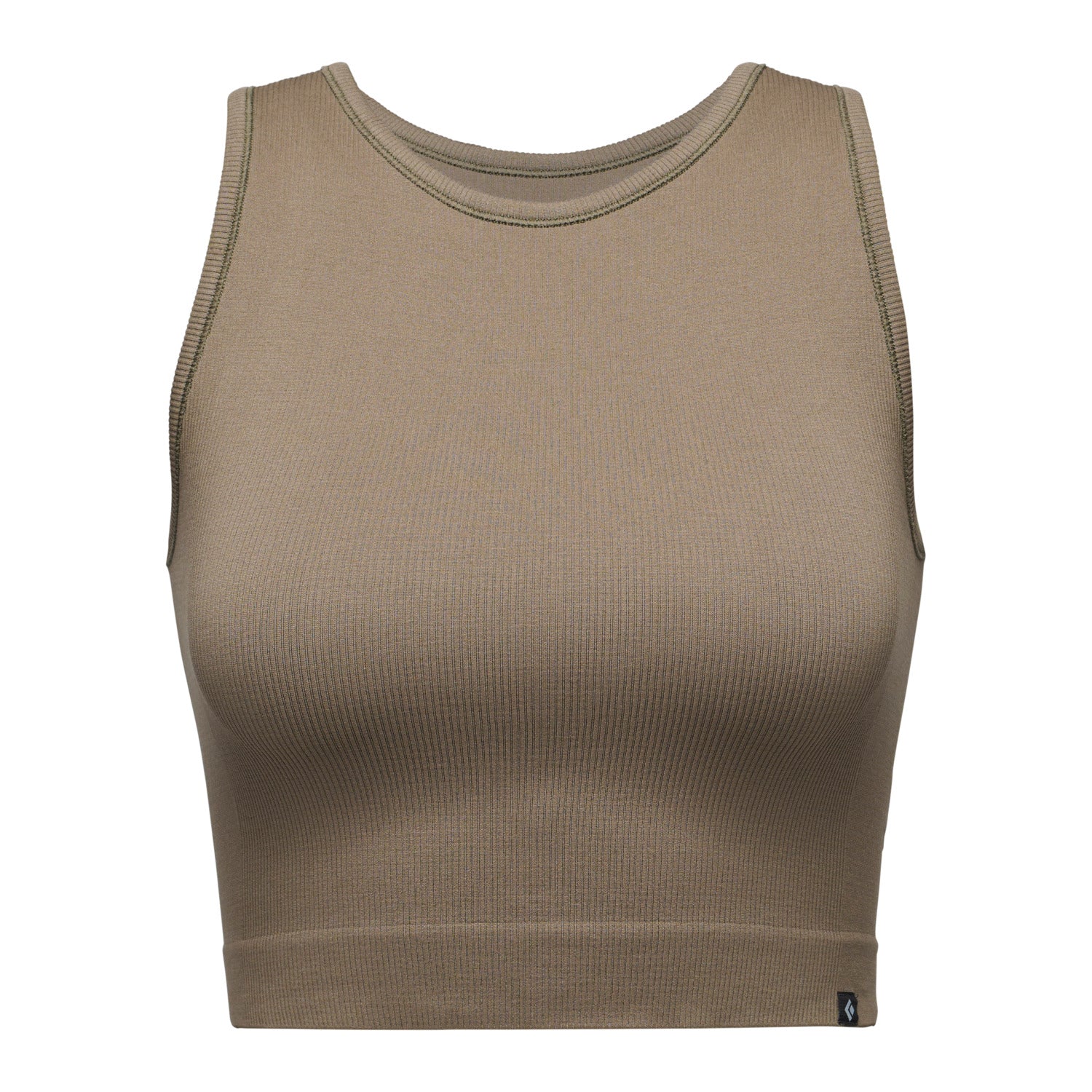 Black Diamond Seamless Rib Tank - Womens in walnut colour