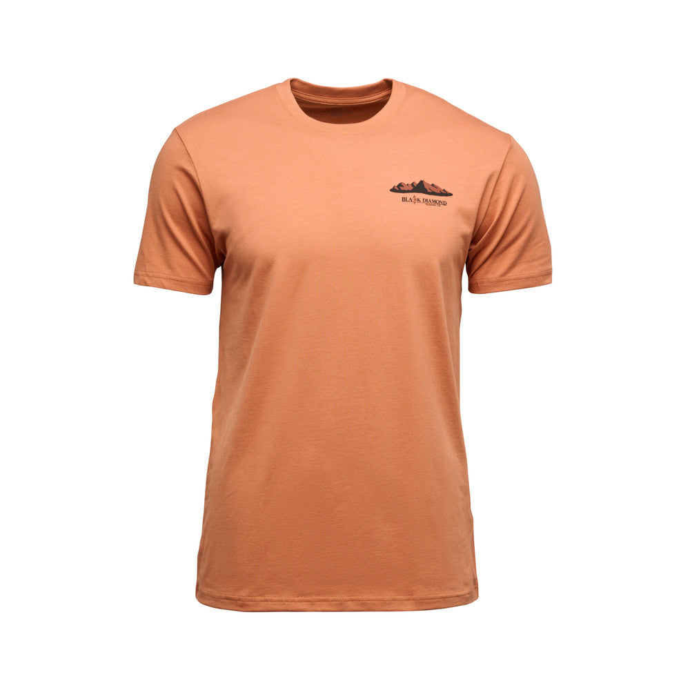 Black Diamond Mountainscape Short Sleeve Tee - Men's in moab brown