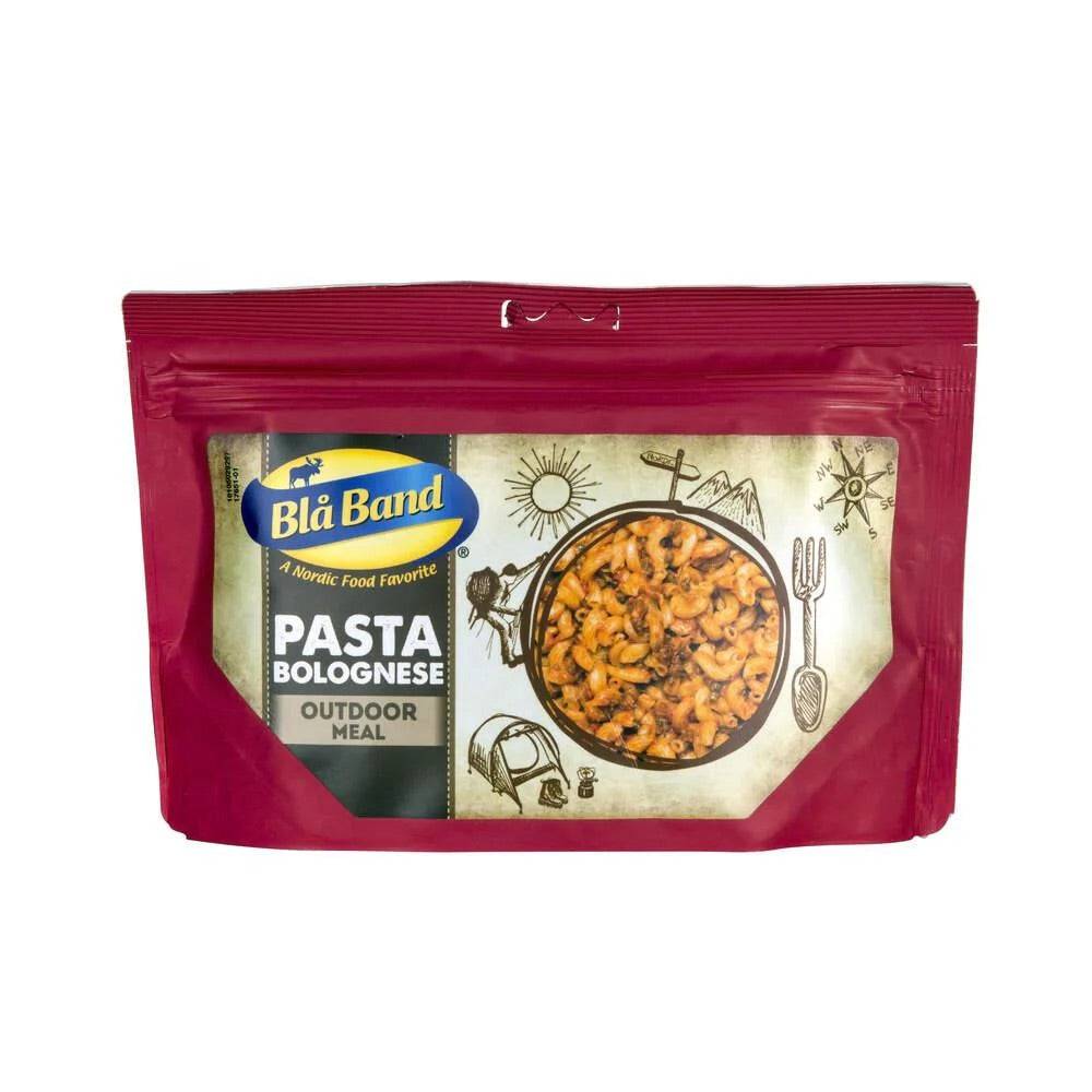 Blá Band Pasta Bolognese outdoor meal package on a white background
