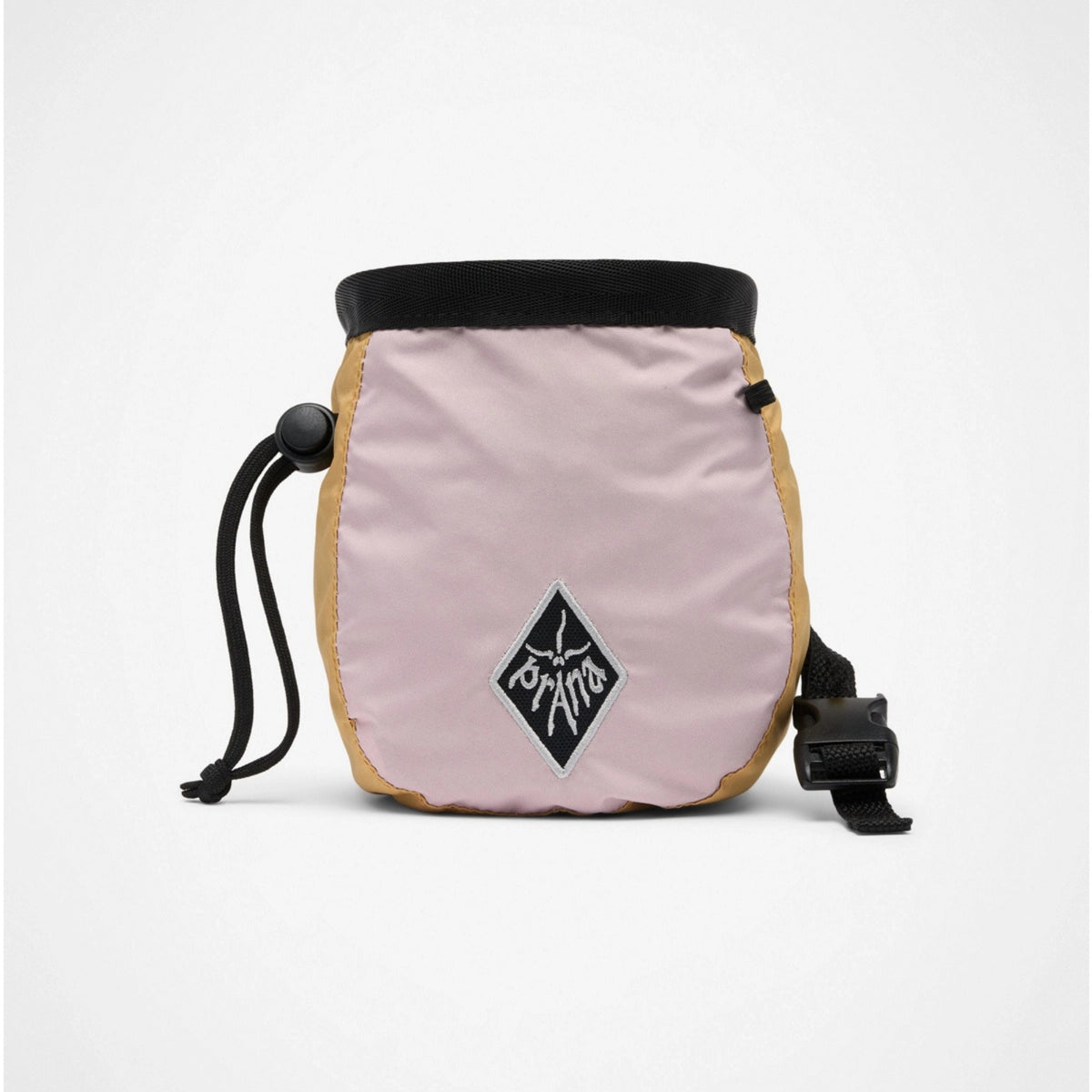 Chalk bag with a logo on a white background