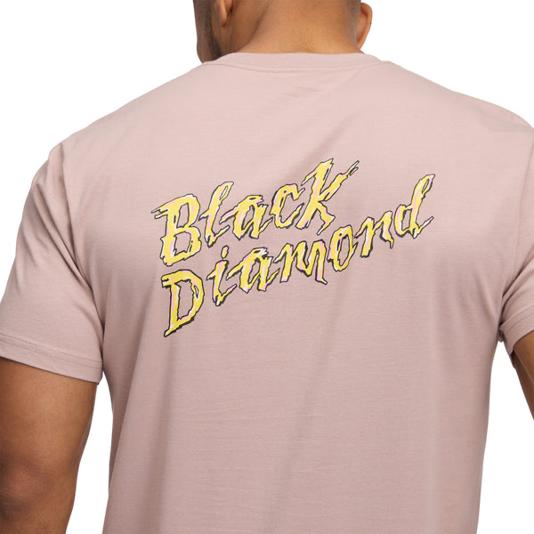 Black Diamond M SHREDDED SS T Sample S25 - Size Medium - Pale Mauve