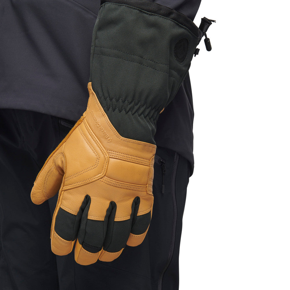 Black Diamond Guide Gloves in beeswax