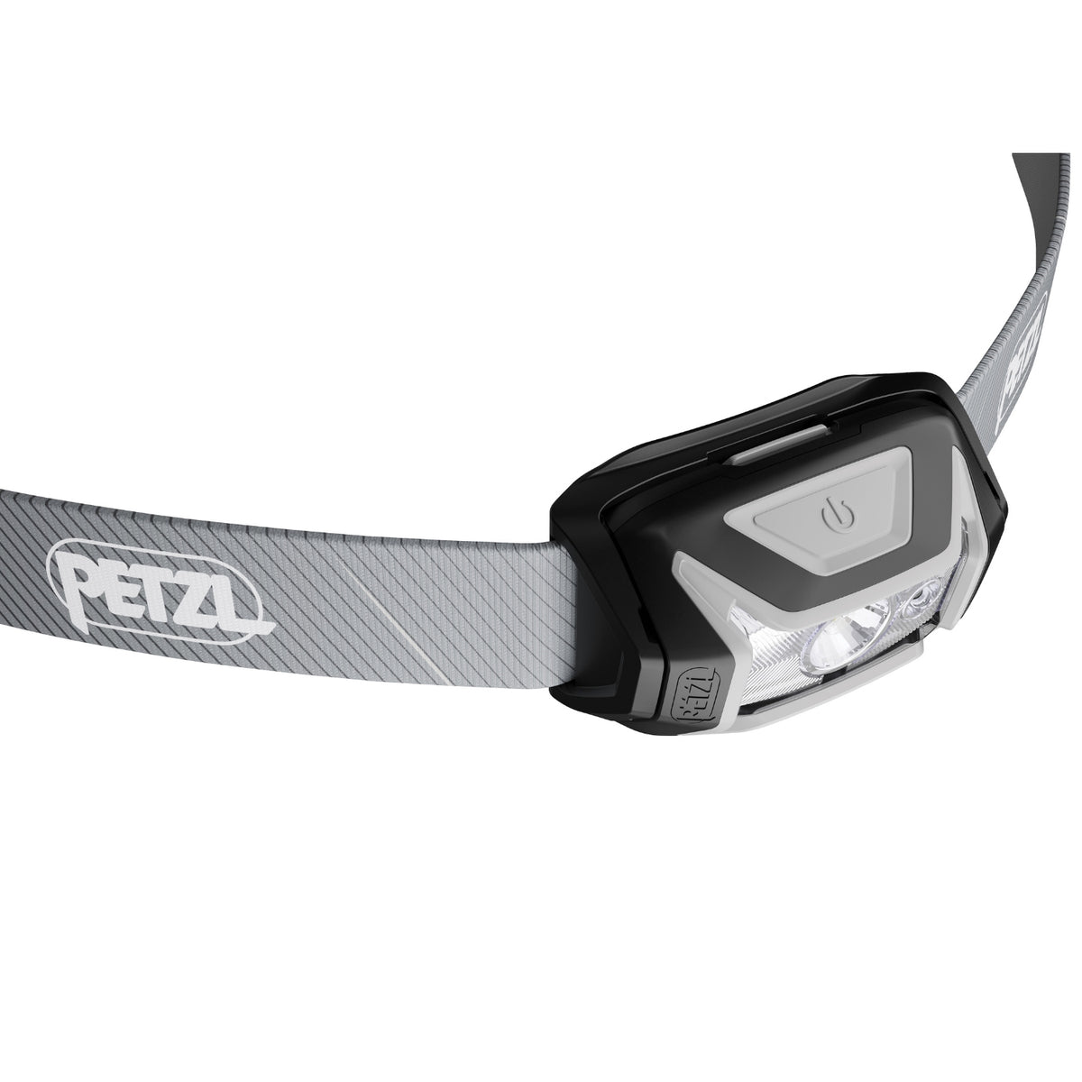 Petzl headlamp on a white background