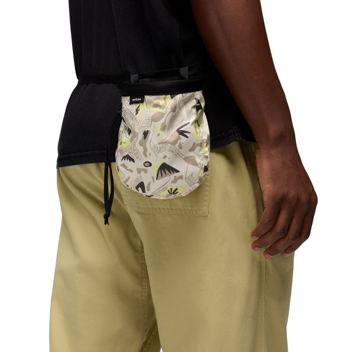 Prana Graphic Chalk Bag - Beach Pebble Watershed